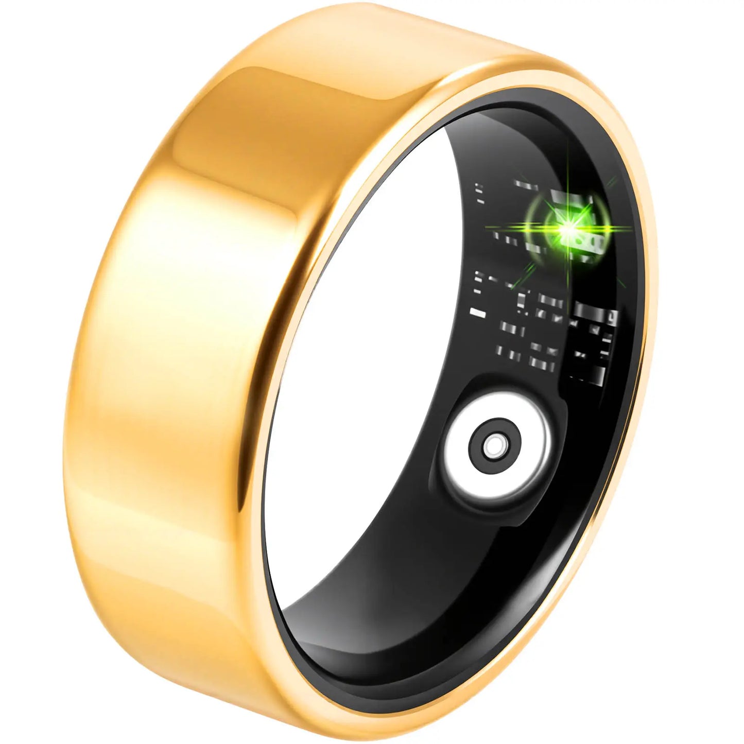 Ringconn Smart Health Ring: Advanced Fitness Monitoring and Health Tracking with AI-Powered Detection, Compatible with Android and iOS Wearable Devices