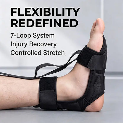 Segmented Yoga Stretching Strap for Enhanced Flexibility and Leg Extension Training
