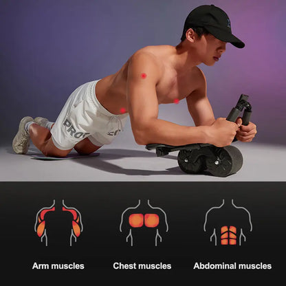 Gains Garage Elbow-Supported Ab Roller for Comprehensive Total Body Workouts