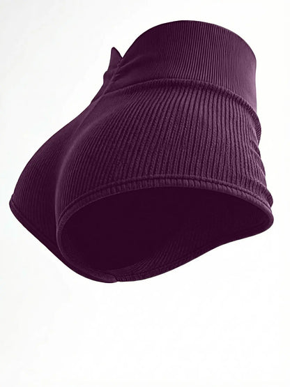 Women's High-Elasticity Sporty Shorts Set with V-Back Design for Yoga, Outdoor Activities, and Everyday Comfort