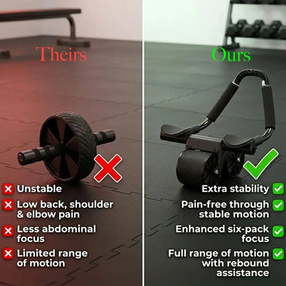 Gains Garage Elbow-Supported Ab Roller for Comprehensive Total Body Workouts